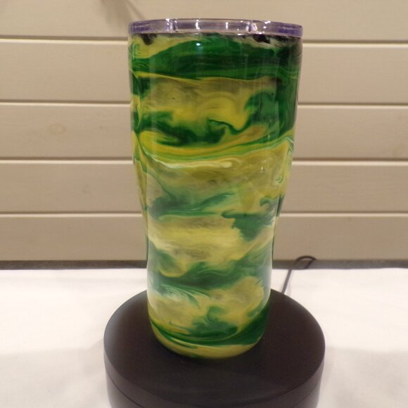 20oz Resin Tumbler, Travel Mug for Coffee, Gift for Coworker, Handmade Gift - Picture 3 of 9